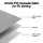 Weisshorn Caravan Roll Out Awning Fabric and Privacy Screen Bundle 3.4m Grey UV Protection Water-Resistant
