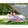 Weisshorn Caravan Privacy Screen 4.3x1.95M - UV, Water-Repellent, Stainless Steel D-Rings, Easy Setup, Grey Shade