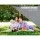 Weisshorn Caravan Privacy Screen Awning 4.6x1.95M - UV Protected, Water-Repellent Sun Shade with Carry Bag, Grey