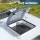 Weisshorn Caravan Roof Vent White - 50° Wide-Angle Airflow, Low-Noise, Insect-Proof, Fits 35.5cm Hole, All-
