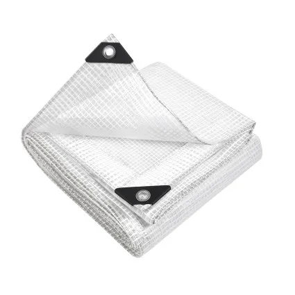 Instahut 6x9m Heavy Duty Poly Tarp - 135gsm PE Canvas, Waterproof, UV-Resistant, Reinforced Edges & Eyelets for Camping