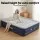 Weisshorn Queen Air Mattress 46cm Inflatable Bed with Integrated Pump and Flocked Surface for Outdoor Use