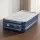 Weisshorn Single Air Mattress 46cm Inflatable Bed with Built-in Pump and Flocked Sleeping Surface