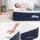 Weisshorn Double Air Mattress - 46cm Flocked PVC Bed with Built-in Pump, Inflates in 3 Mins for Indoor/Outdoor Comfort