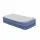 Bestway Single Air Mattress 46cm - Navy, Flocked Surface, Built-in Pump, I-Beam Design, Indoor/Outdoor Use