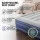Bestway Single Air Mattress 46cm - Navy, Flocked Surface, Built-in Pump, I-Beam Design, Indoor/Outdoor Use