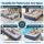 Bestway Single Air Mattress 46cm - Navy, Flocked Surface, Built-in Pump, I-Beam Design, Indoor/Outdoor Use