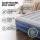 Bestway Queen Size Air Mattress - Inflatable 46cm Airbed with Built-in Pump, Flocked Surface, Indoor/Outdoor Use