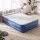 Bestway Queen Air Bed Inflatable Mattress with Built-In Pump, Flocked Surface, Coil Beam Design & Carry Bag