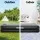 Bestway Single Air Mattress 46cm, Inflatable Bed, Black, Tritech Construction, Built-In Pump, Indoor/Outdoor Use