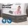 Bestway Fortech Single Air Mattress - 46cm Grey, Durable Vinyl, Built-In Pump, Antimicrobial, Indoor/Outdoor Use