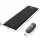 Weisshorn Self-Inflating Camping Mattress - 9.5cm Polyurethane Foam, Suede Surface, Black, 187x66cm, with Carry Bag