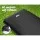Weisshorn Self-Inflating Camping Mattress - 9.5cm Polyurethane Foam, Suede Surface, Black, 187x66cm, with Carry Bag