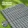 Weisshorn Double Self Inflating Camping Mattress 9cm Thick with Pillow Carry Bag and Pump 200x140cm Comfortable