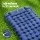 Weisshorn Self-Inflating Camping Mattress - 9cm Thick, 200x70cm, Durable TPU Coating, Includes Pillow & Carry Bag