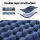 Weisshorn Self-Inflating Camping Mattress - 9cm Thick, 200x70cm, Durable TPU Coating, Includes Pillow & Carry Bag