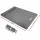 Weisshorn Double Self-Inflating Mattress - Grey, 4cm Thick, Polyurethane Foam, Water-Resistant, 199x137cm, 60s Inflation