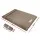Weisshorn Double Self-Inflating Camping Mattress, 10cm Thick, Water-Resistant, Coffee Colour, 196x136cm with Carry Bag
