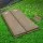 Weisshorn Double Self-Inflating Camping Mat - 9.5cm Thick, Coffee, Water-Resistant Foam, 187x132cm, Joinable, with Carry