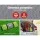 Weisshorn Self-Inflating Camping Mattress - Green, 195x65cm, 2.5cm Thick Foam, Water-Resistant, Joinable for Extra Space