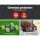 Weisshorn Double Self-Inflating Camping Mattress - 2.5cm Thick Foam, Water-Resistant, Joinable, 190x128cm, Green