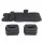 Weisshorn 176x80 Inflatable Car Mattress - Charcoal PVC SUV Camping Bed with Pump, Pillows, Non-Slip Design & Bag