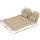 Weisshorn Beige 175x130cm Inflatable SUV Car Mattress with Air Pump, Pillows & Carry Bag - Soft PVC Camping Bed