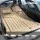 Weisshorn Beige 175x130cm Inflatable SUV Car Mattress with Air Pump, Pillows & Carry Bag - Soft PVC Camping Bed