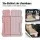 Weisshorn Beige 175x130cm Inflatable SUV Car Mattress with Air Pump, Pillows & Carry Bag - Soft PVC Camping Bed