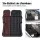 Weisshorn 175x130 Inflatable Car Mattress for SUV – Black, PVC, Soft Flocked Surface, Includes Air Pump & 2 Pillows