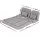 Weisshorn Inflatable Car Mattress 175x130cm, Grey - Premium PVC Camping Bed, Includes Air Pump & Pillows, 300kg Capacity