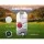 Weisshorn 40L Portable Wheel Water Tank - Durable Polyethylene, Easy Transport, Camping & RV, SGS Approved, Grey