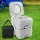 Weisshorn 20L Grey Portable Camping Toilet - High Density, 50 Flushes, Freshwater, Detachable Tank, Carry Bag Included