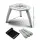 Weisshorn Portable Folding Camping Toilet - Durable Plastic, 120kg Capacity, Anti-Slip Legs, Includes 10 Waste Bags