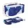 Weisshorn Foldable Bathtub with Insulation & Support, Navy Blue, 114x62cm - Includes Inflatable Pillow & Air Pump