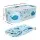 Weisshorn Foldable Bathtub 132x65cm Blue, 5-Layer Insulation, PVC Spa Bucket with Cushion, Indoor/Outdoor Use