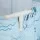 Weisshorn Foldable Bathtub 132x65cm Blue, 5-Layer Insulation, PVC Spa Bucket with Cushion, Indoor/Outdoor Use