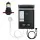 Devanti Portable LPG Gas Water Heater with Pump, Black – Outdoor Shower System, Adjustable Temp, LED Display, 60°C Max