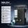 Devanti Portable LPG Gas Water Heater with Pump, Black – Outdoor Shower System, Adjustable Temp, LED Display, 60°C Max