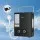 Devanti Portable LPG Gas Water Heater with Pump, Black – Outdoor Shower System, Adjustable Temp, LED Display, 60°C Max