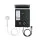 Devanti Portable LPG Gas Water Heater, Black - Outdoor Shower with LED Display, Adjustable Temp, Safety Features