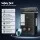 Devanti Portable LPG Gas Water Heater, Black - Outdoor Shower with LED Display, Adjustable Temp, Safety Features
