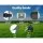 Weisshorn Double Camping Shower Toilet Tent - Portable 2-4 Person Change Room with Steel Poles, 224x114x212CM, Green