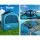 Weisshorn Double Camping Shower & Toilet Tent - 210x120x200cm, Water-Resistant, Easy Setup, Portable Privacy Shelter