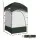 Weisshorn Portable Camping Shower Tent, 190T Polyester, 120x120x215cm, Fibreglass Poles, Extra Headroom, Green