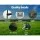 Weisshorn Portable Camping Shower Tent, 190T Polyester, 120x120x215cm, Fibreglass Poles, Extra Headroom, Green