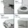 Weisshorn 20L Portable Toilet and Shower Tent Set with 12L Freshwater High Stability Fibreglass Poles