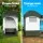 Weisshorn 20L Portable Toilet and Shower Tent Set with 12L Freshwater High Stability Fibreglass Poles