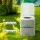 Weisshorn 20L Portable Toilet and Shower Tent Set with 12L Freshwater High Stability Fibreglass Poles