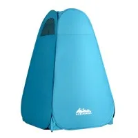 Weisshorn Pop-Up Camping Shower Tent - 190cm Privacy Shelter, UV-Resistant, Easy Setup, Portable with Carry Bag